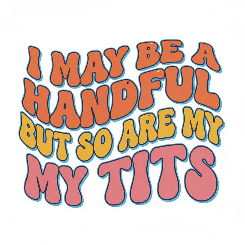 Retro 70s Wavy Bubble Font Design