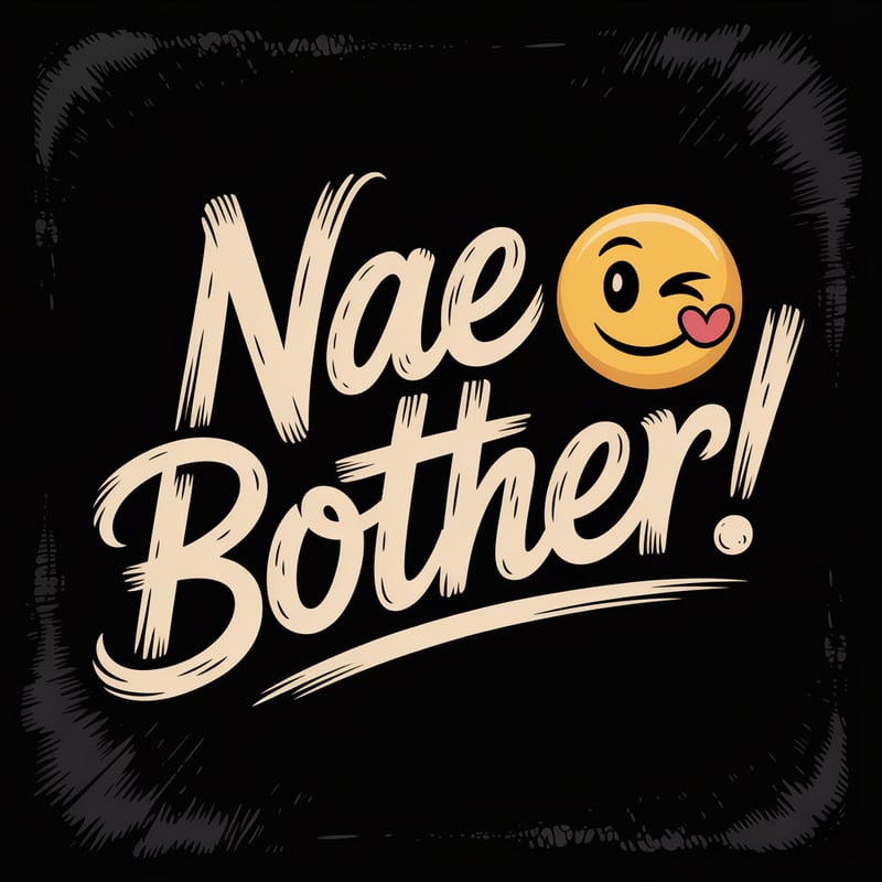 Classic Scots Slang T-shirt Design