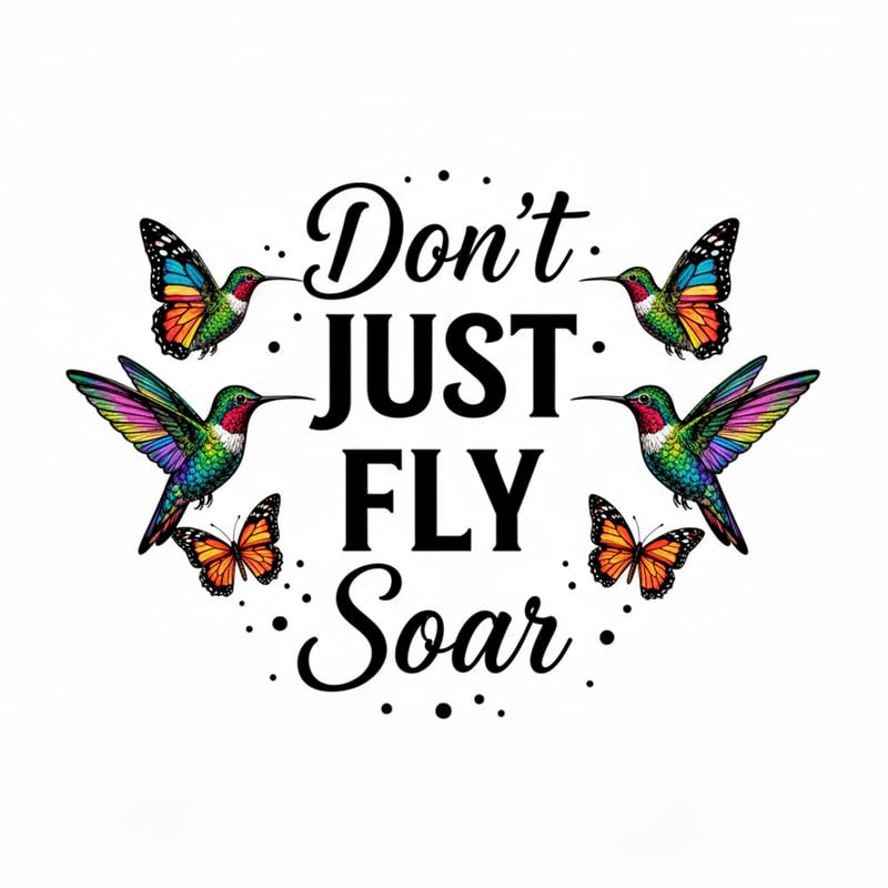 Black and White Motivational Quote Design