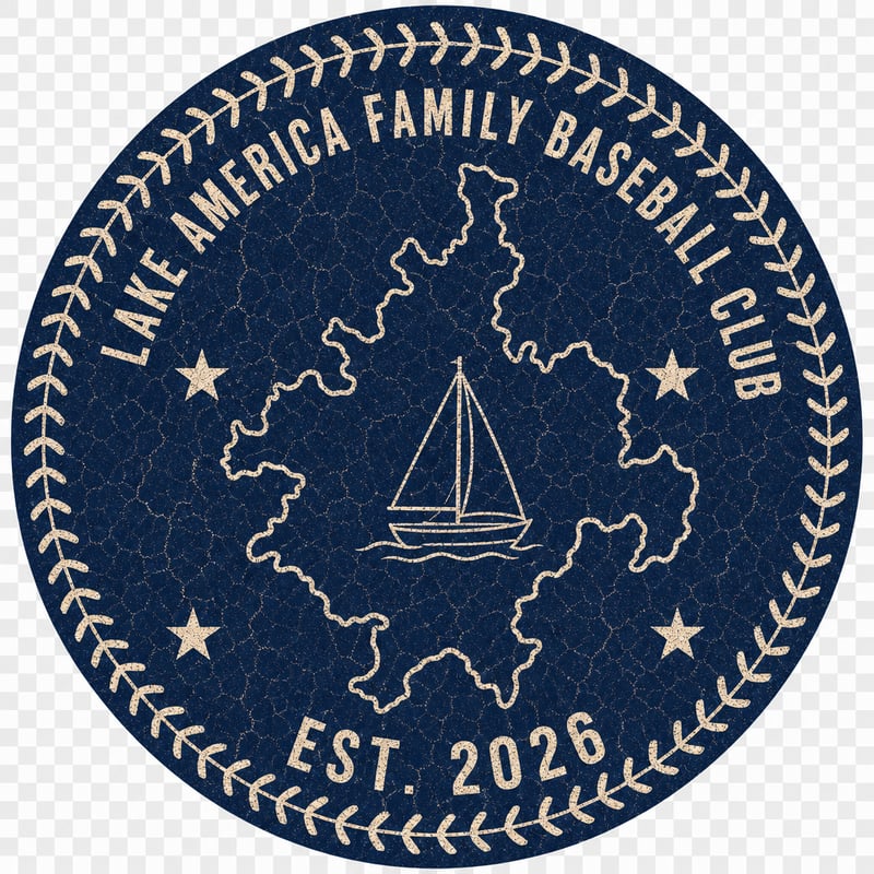 Lake America Family Baseball Badge