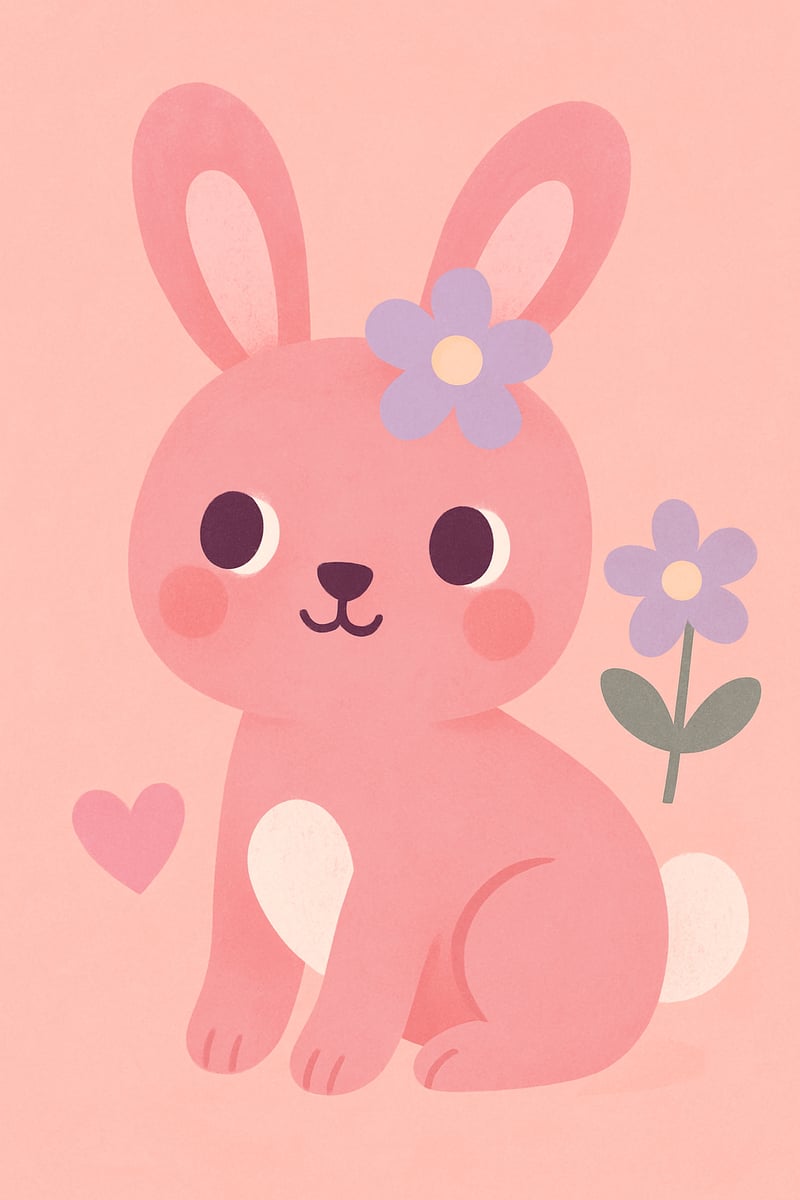 Modern Children's Book Nursery Illustration