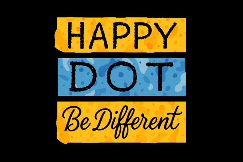 Be Different Cursive Design
