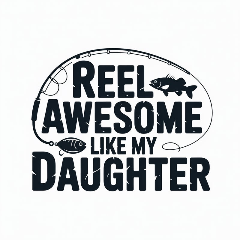 Reel Awesome Like My Daughter Logo