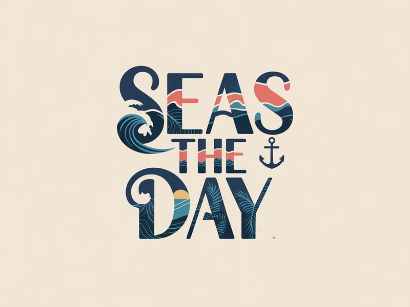 Coastal Luxury Tote Bag Design