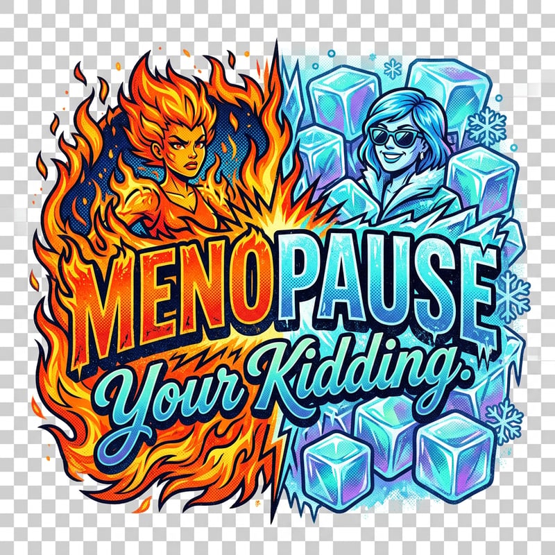 Flames and Ice T-Shirt Graphic