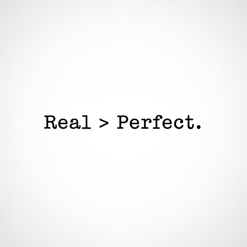 Real Over Perfect Minimal Design