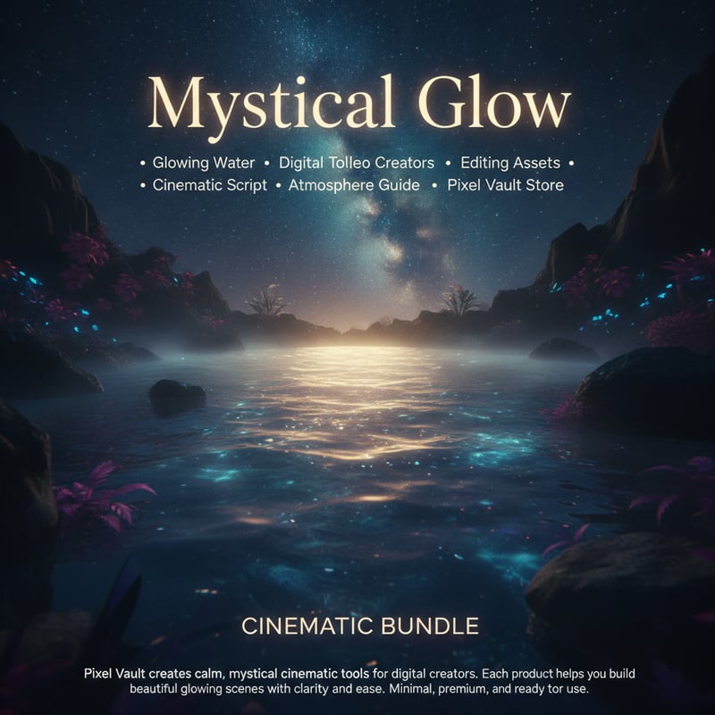 Mystical Glowing Cinematic Scene