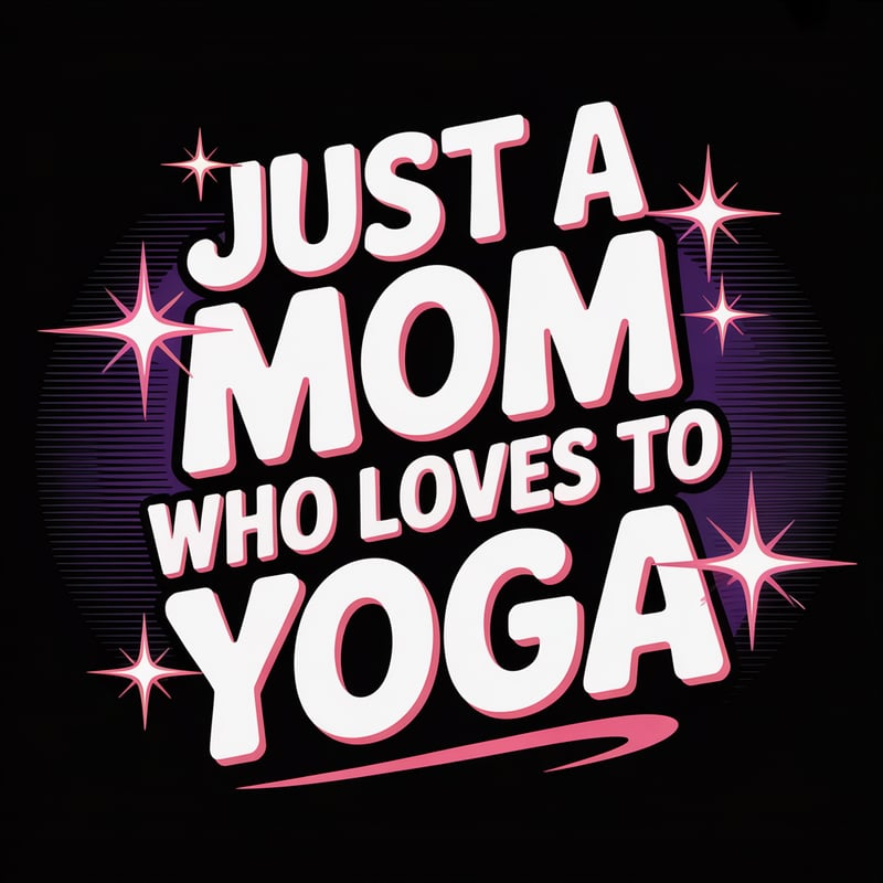 80s Retro Yoga Mom T-Shirt Design