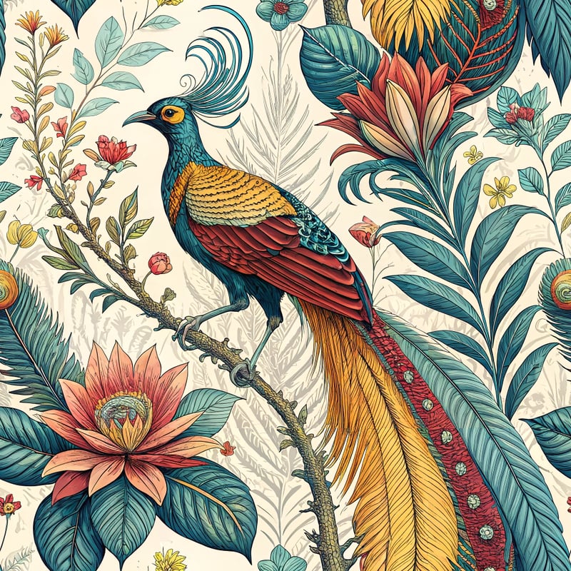 Wilson's Bird-of-paradise Digital Art
