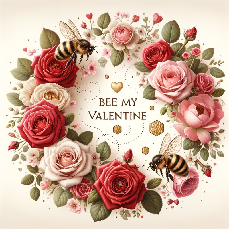 Bee My Valentine Floral Design