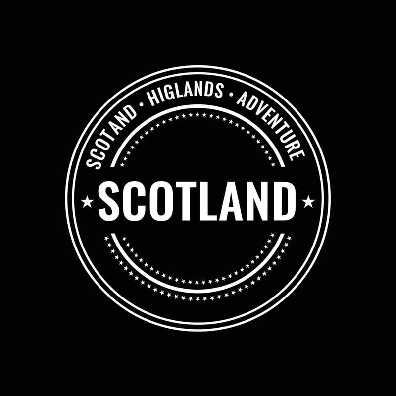 Scotland Adventure Text Badge