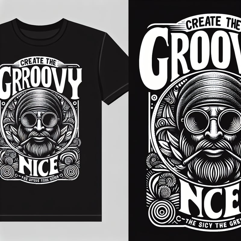 Groovy T-Shirt Vector Design