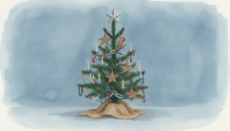 1940s Wartime Simple Christmas Tree