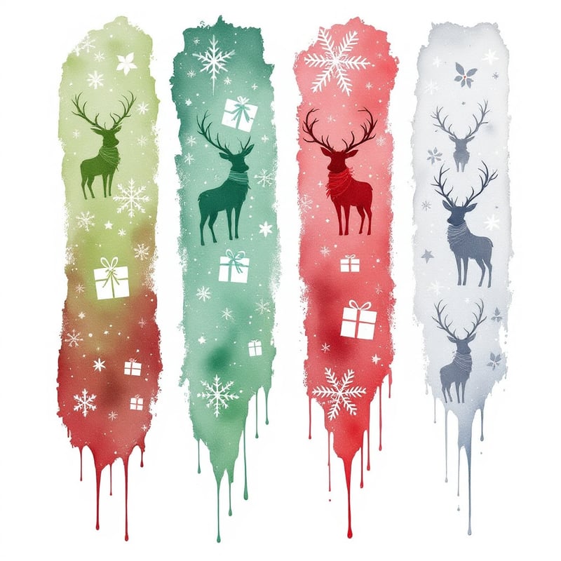 Christmas Reindeer Art