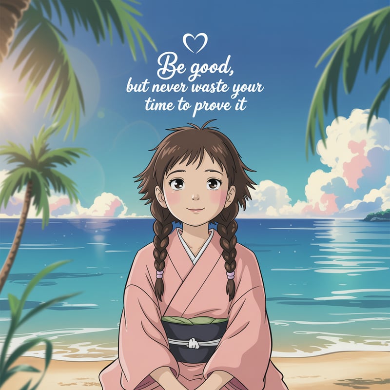 Studio Ghibli Inspired Beach Portrait