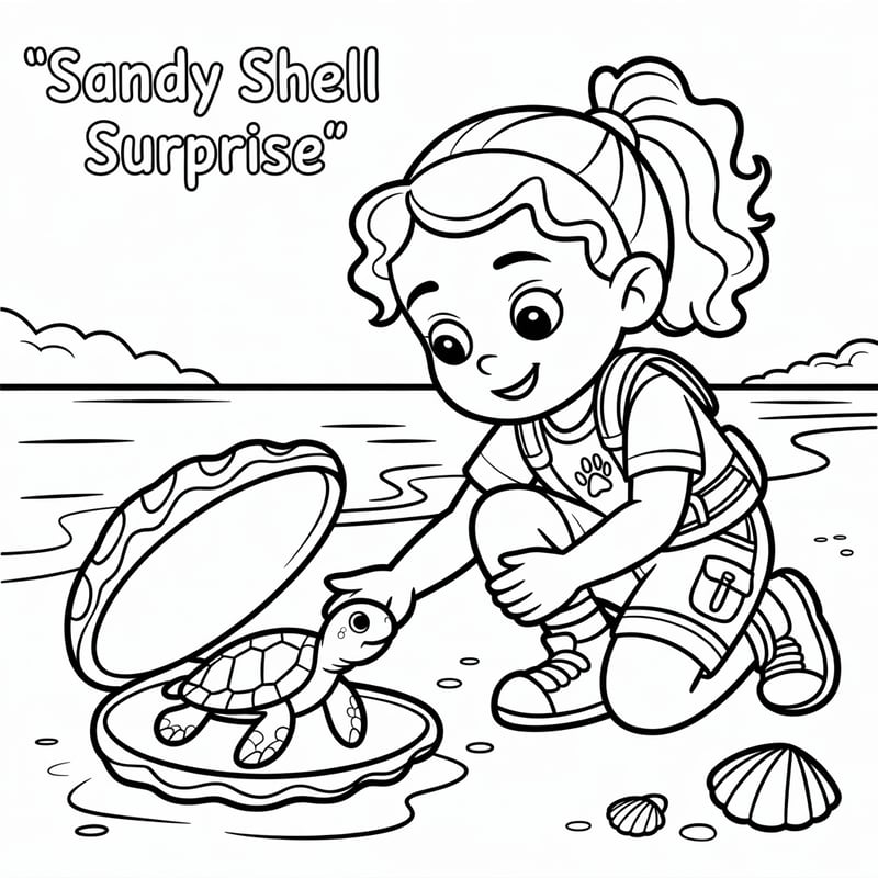 Zara and the Baby Sea Turtle