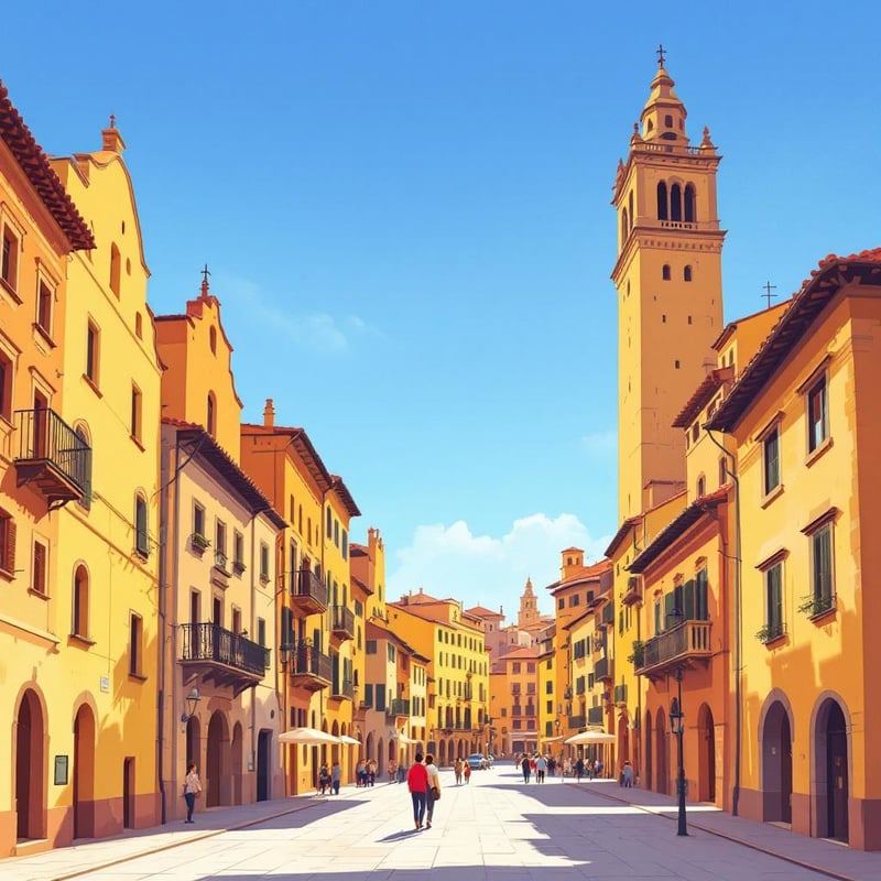 Salamanca Street Travel Poster