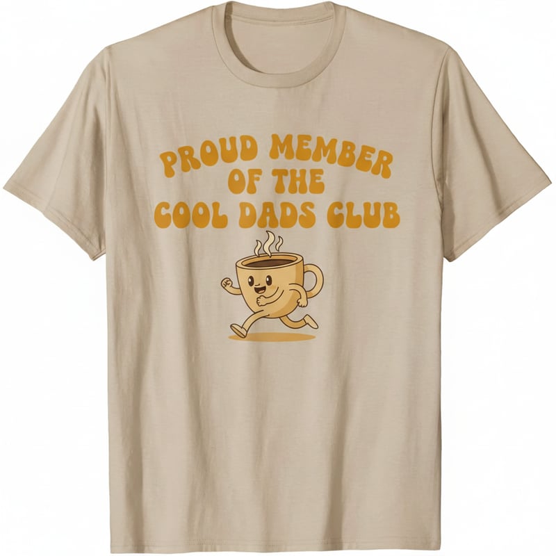 Cool Dads Club Retro Shirt Design
