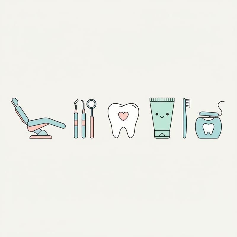 Minimal Dental Icon Set