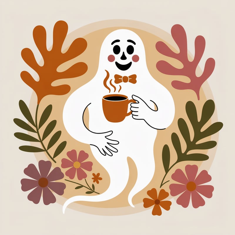 Matisse Style Florals with Ghost