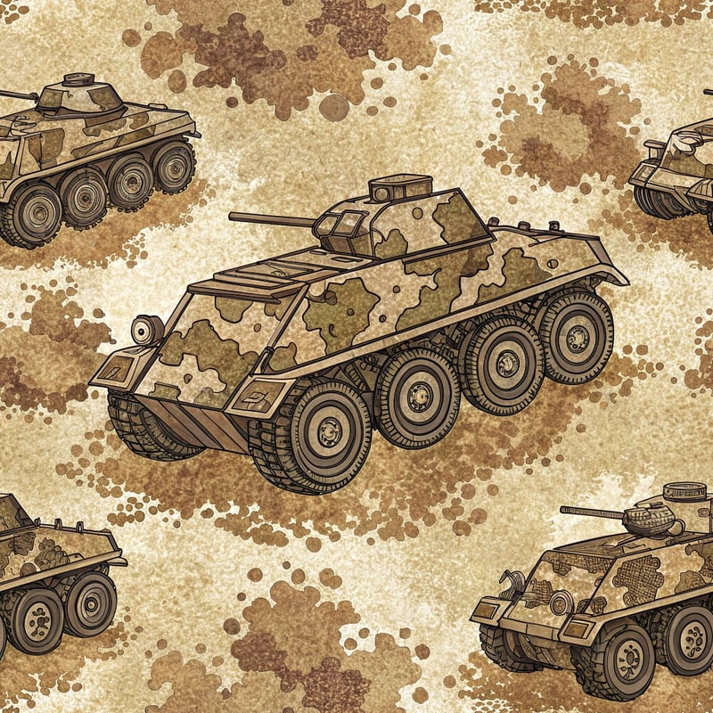 Desert Camouflage Pattern Design
