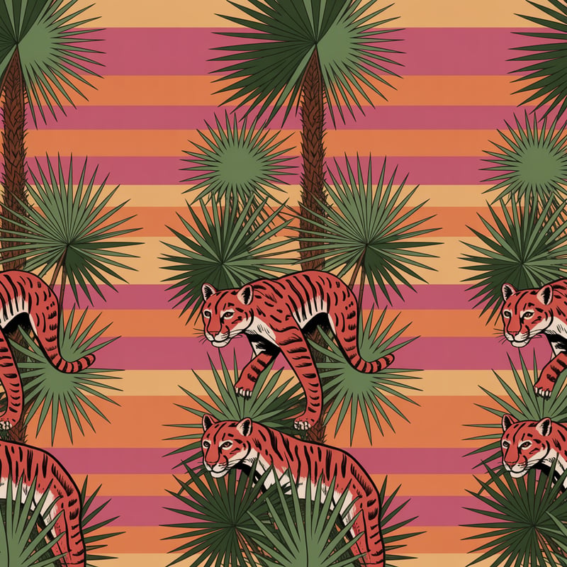 Florida Panthers Retro Surf Pattern