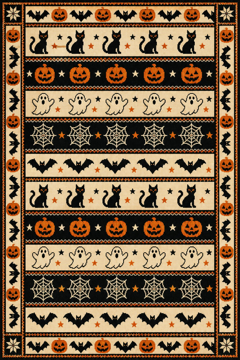 Halloween Fair-Isle Pattern Design
