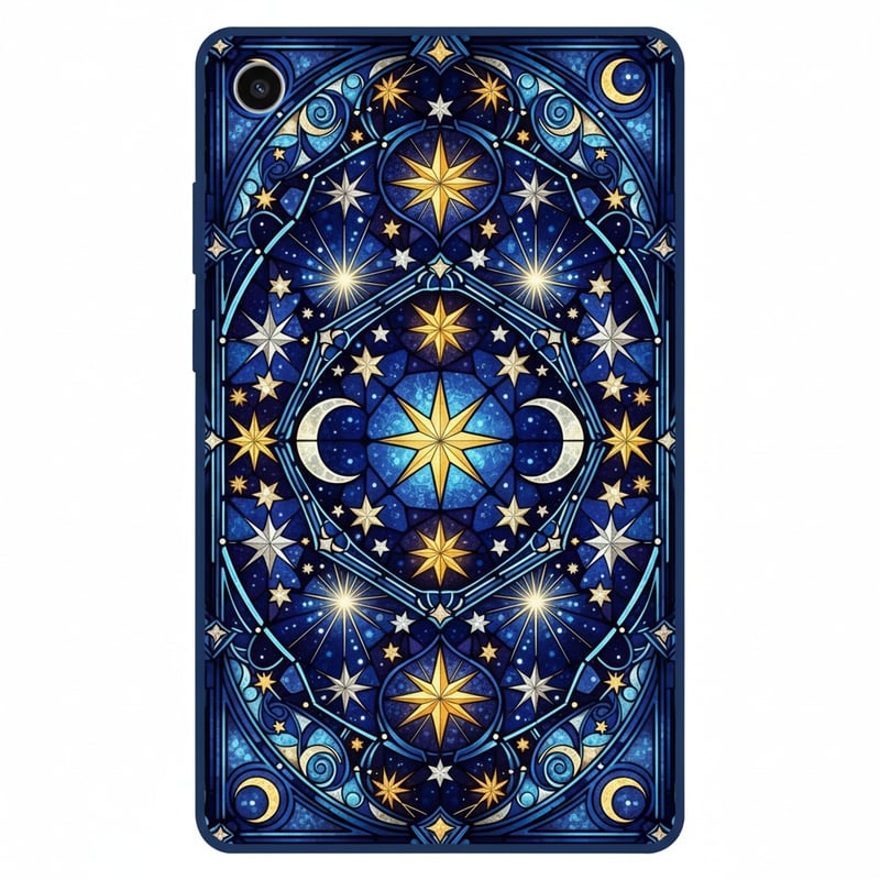 Celestial Stained Glass Artwork