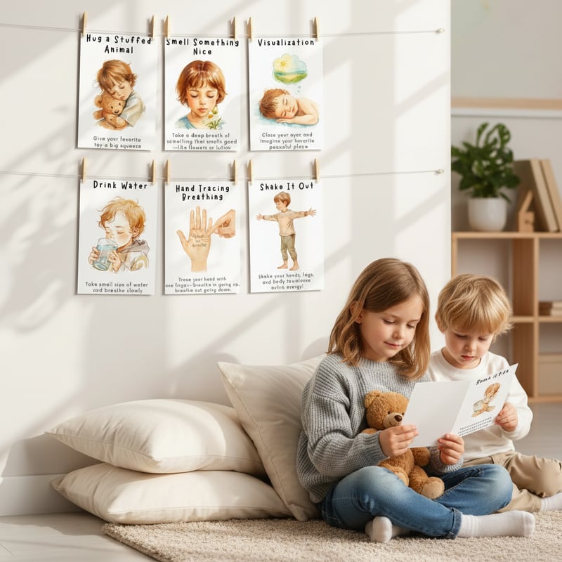 Calming Corner Kids Flashcards