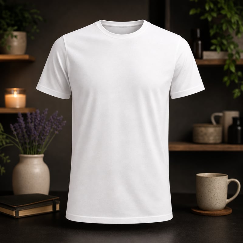 3D Ghost Mannequin T-Shirt Mockup