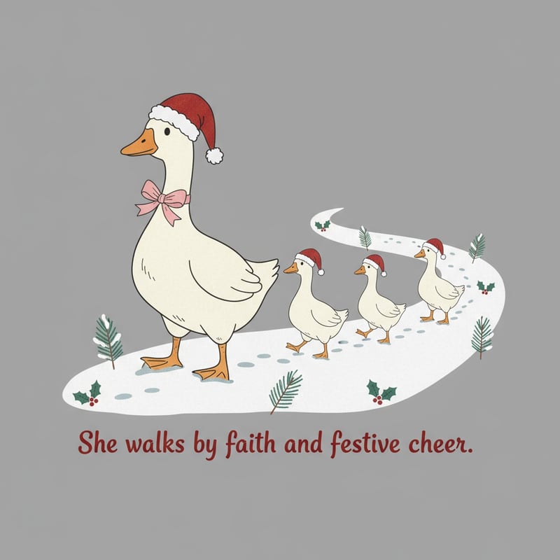 Faith and Festive Cheer Christmas Design