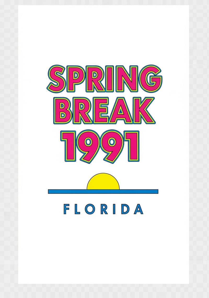 Early 90s Spring Break Florida Design