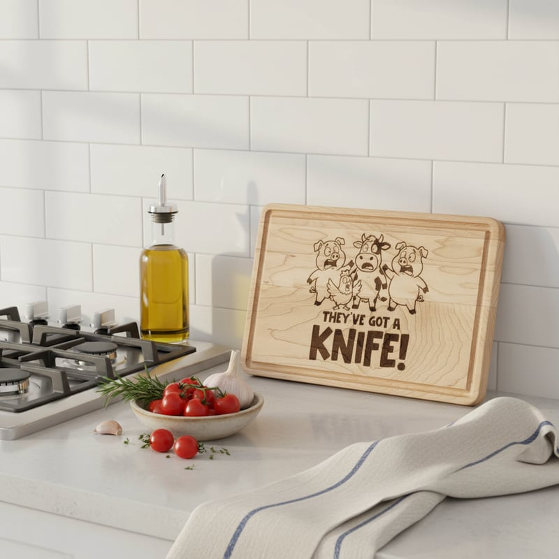 Kitchen Cutting Board Scene