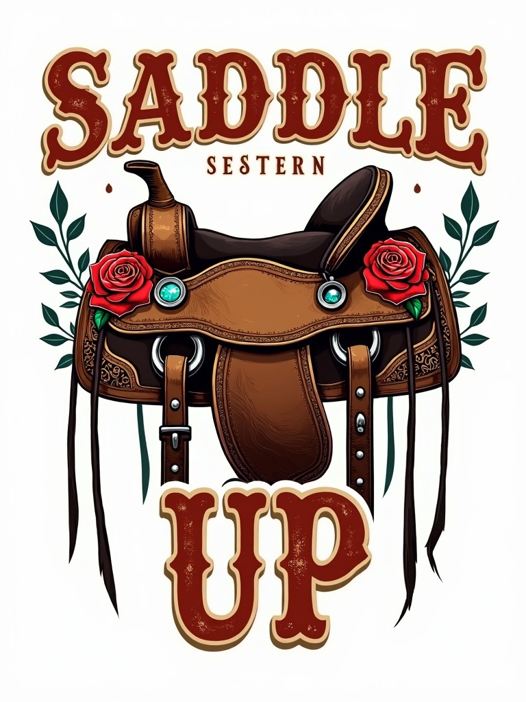 Vintage Western Saddle Up T-Shirt