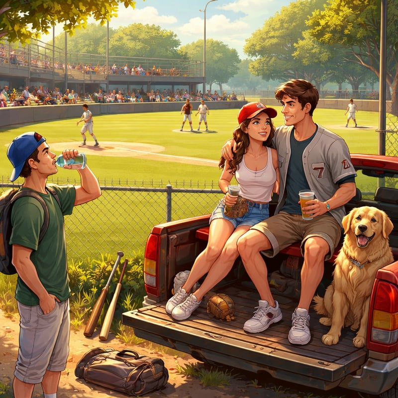 Baseball Lifestyle Illustration Risks