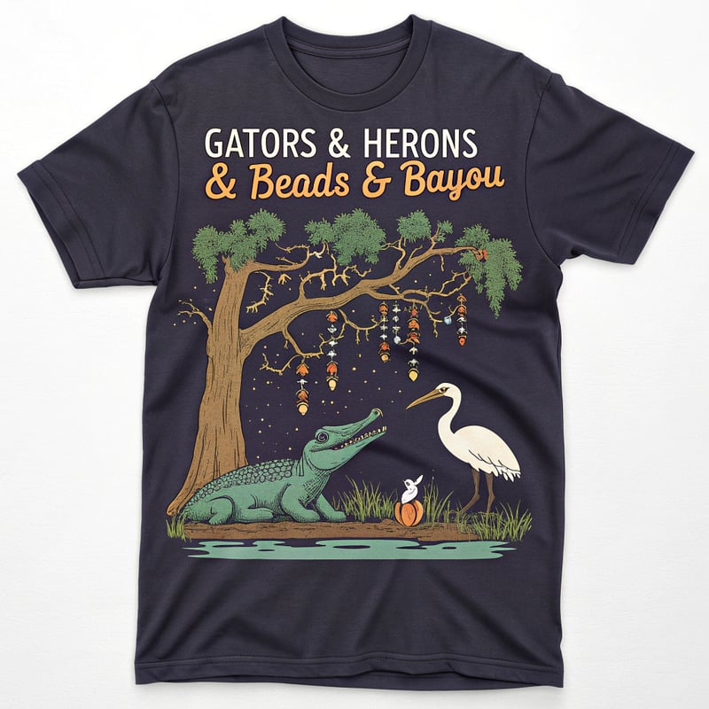 Mardi Gras Wildlife T-Shirt
