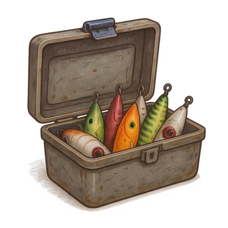 Fishing Tackle Box Clipart