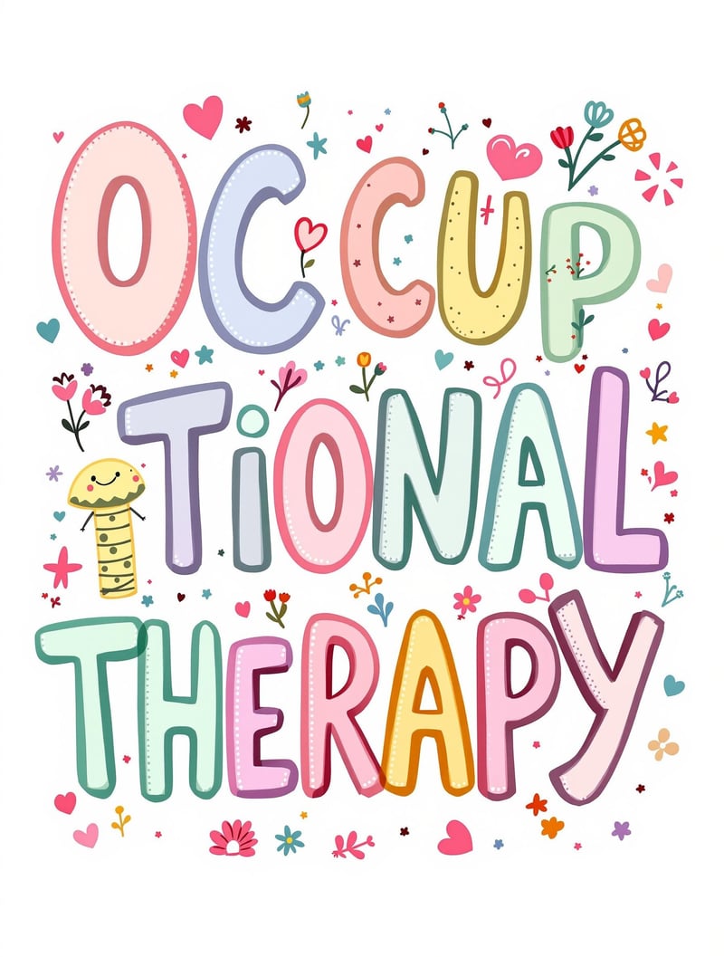 Playful Occupational Therapy Typography