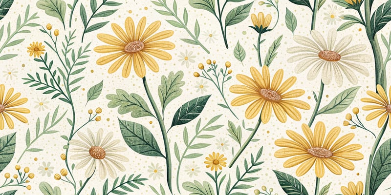 Cheerful Daisy Pattern Design