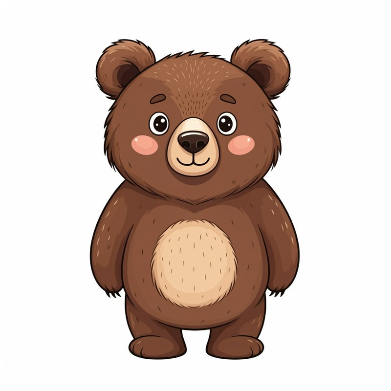 Friendly Bear Nursery Art