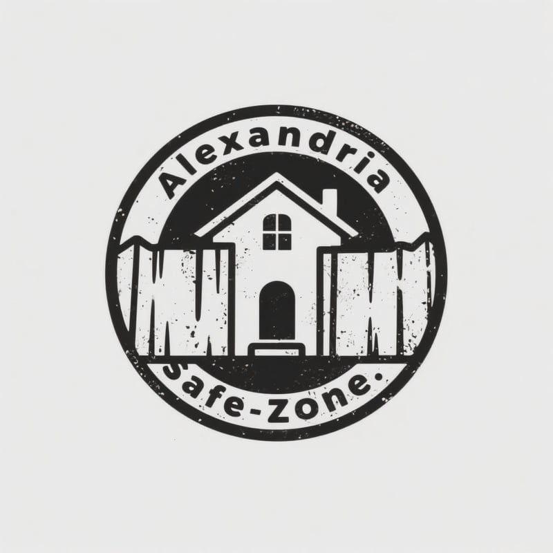 Minimalist Circular Safe-Zone Logo