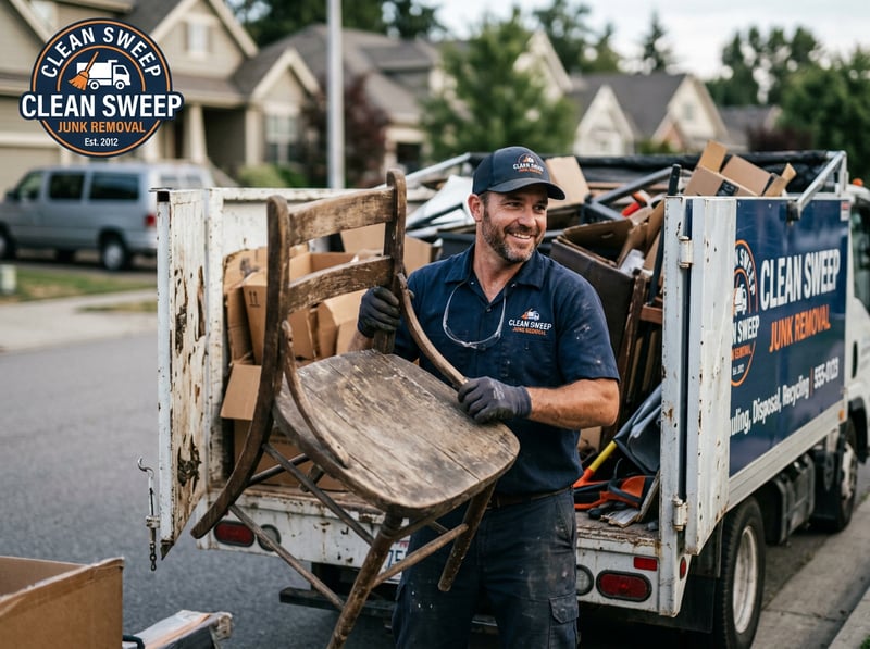 Junk Removal Owner at Work