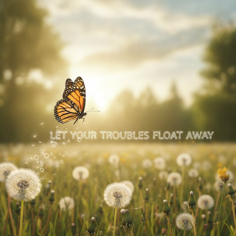 Butterfly with Inspirational Quote