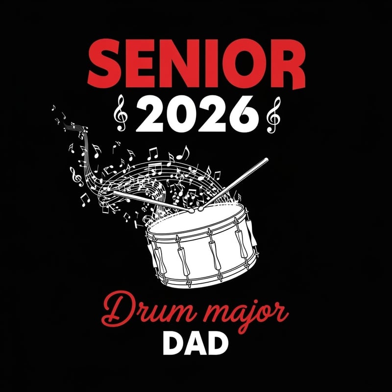 Senior 2026 Drum Major Poster