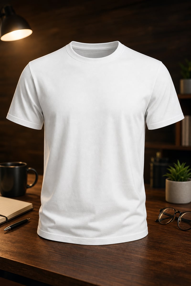 3D Ghost Mannequin T-Shirt Render
