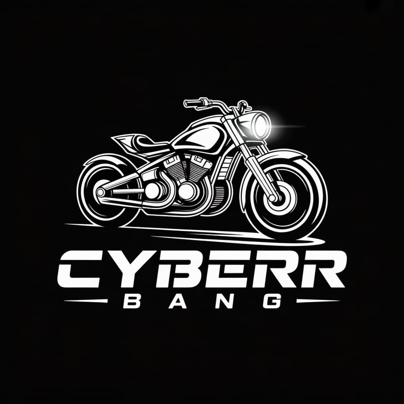 Futuristic Biker Gang Logo