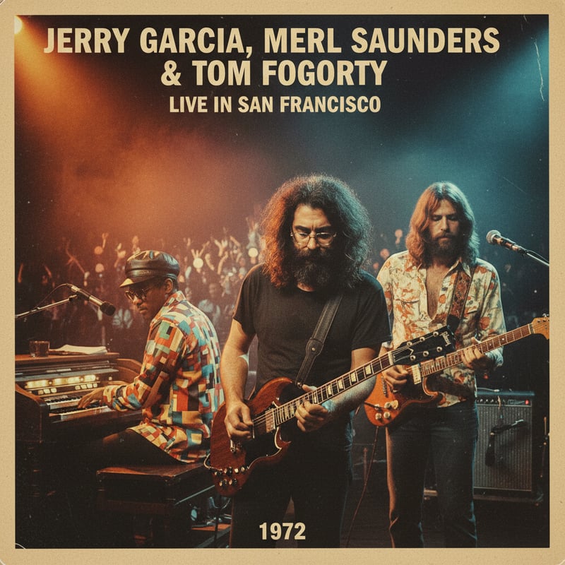 Vintage 1970s Concert Poster Cover