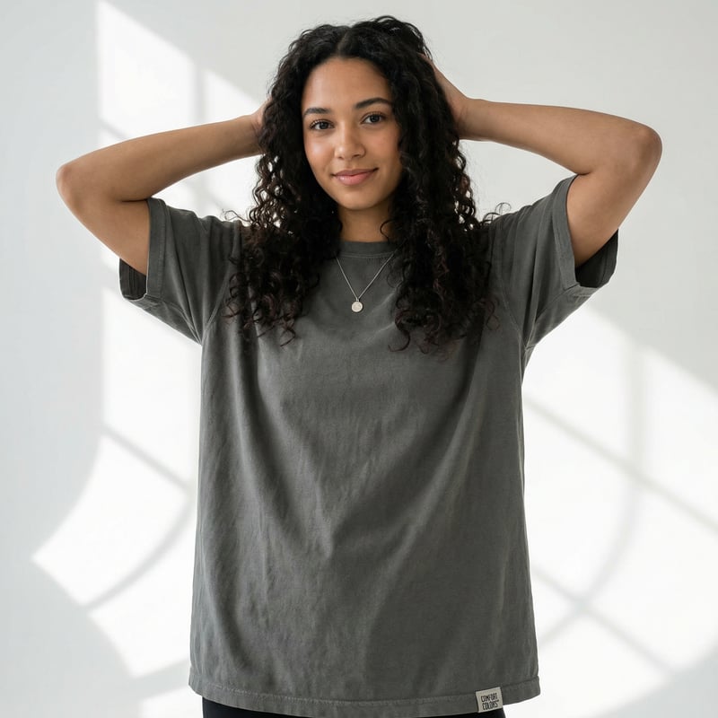 Oversized Comfort Colors 1717 Pepper Shirt