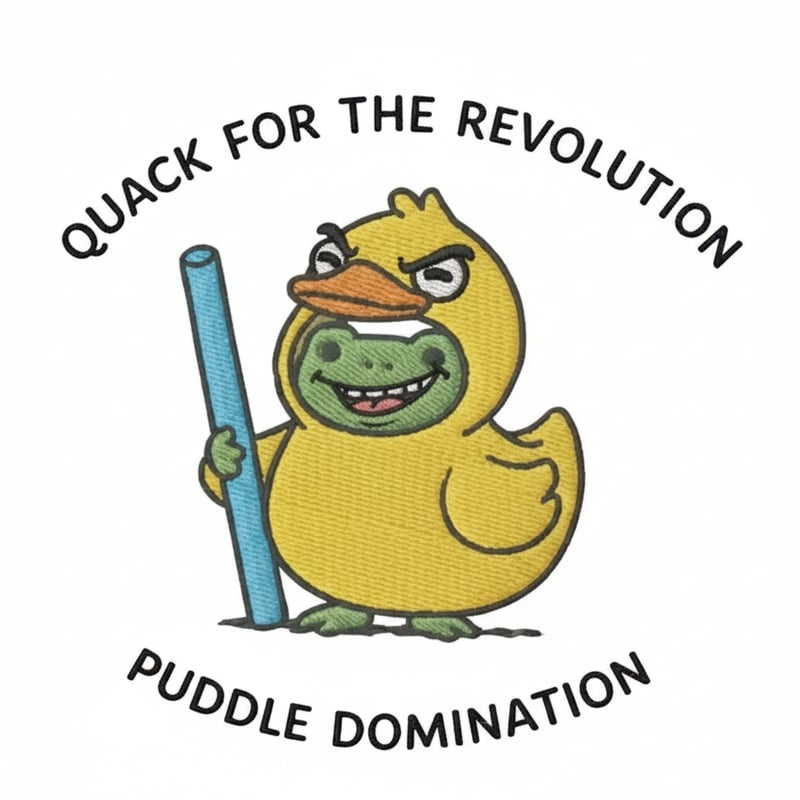 Funny White Background AI Image