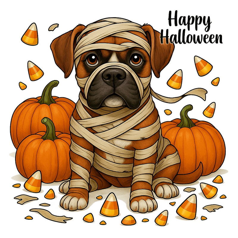 Boxer Dog Breed Design